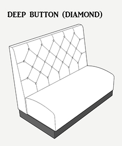 Booth Seating: Deep Button Diamond