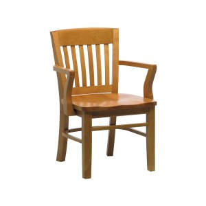 Jackson Solid Seat Wooden Armchair