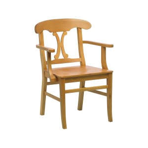 Jasmine Veneer Wooden Seat Armchair