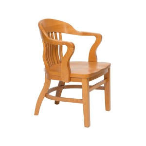 Jasper Solid Seat Wooden Armchair