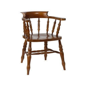 Smokers Bow Solid Seat Armchair