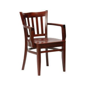 Stamford Veneer Wooden Seat Armchair
