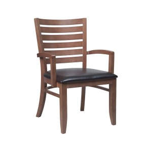 Caesar Wooden Seat Armchair