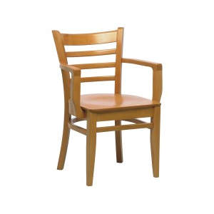 Dallas veneer Wooden Seat Armchair