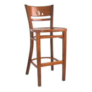 Jewel Veneer Seat High Stool