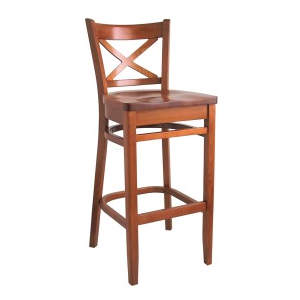 Wellington Veneer Seat High Stool
