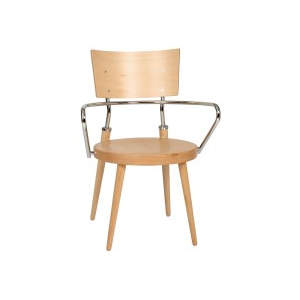Capri Armchair Natural Veneer Seat