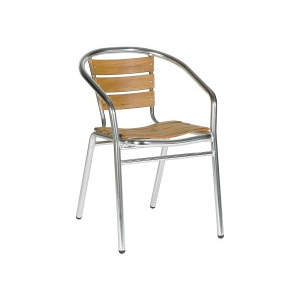 Catalina Armchair Teak Stacker