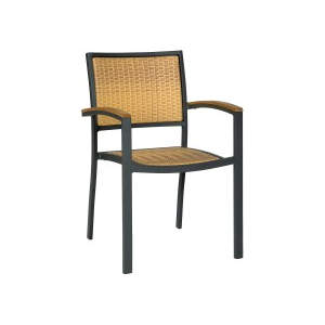 Villa Armchair Grey-Beige Stacker