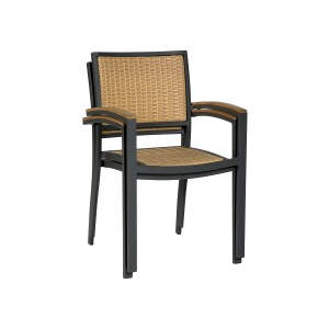 Villa Armchairs Stacked Metal Armchair