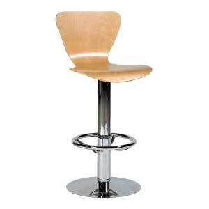 Venus High Stool Swivel-Fixed vs Chrome