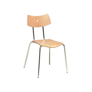 Natural Veneer Seat Side Chair