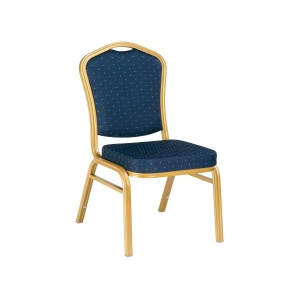 Pow Wow Aluminium Blue Side Chair
