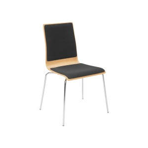 Space Veneer Seat With Pallets Side Chair