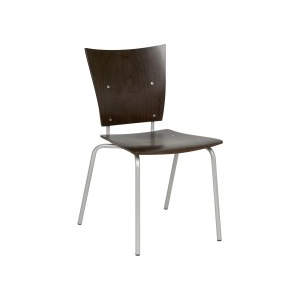 Turin Natural Veneer Seat Side Chair