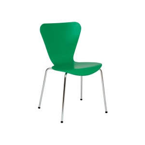 Venus Green Veneer Seat Side Chair