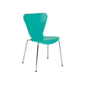 Venus Turqoiuse Veneer Seat Side Chair