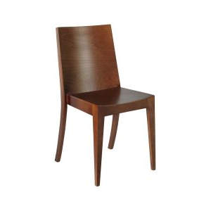 Nadia Sidechair Wooden Stacking chair