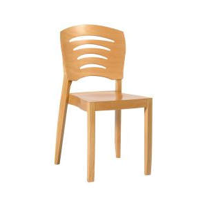 Aegean Veneer Wooden Seat Sidechair