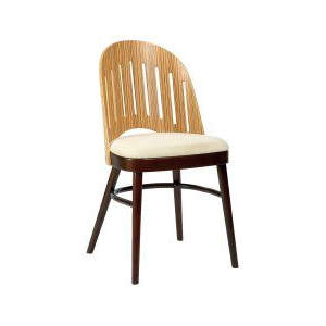 Brunswick(Zebrano) Wooden Sidechair