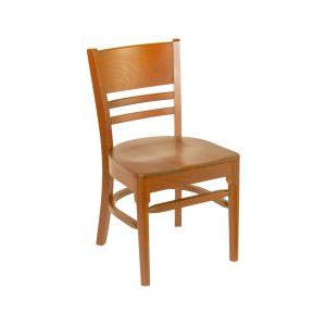 Dalton Fullback Wooden Solid Seat Sidechair