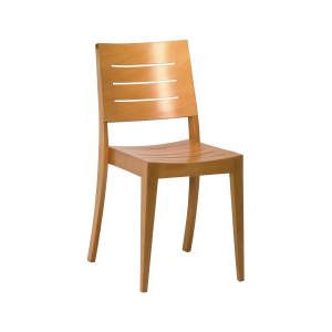Joop Veneer Wooden Seat Sidechair