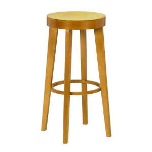 Brooklyn Veneer Wooden Seat Highstool